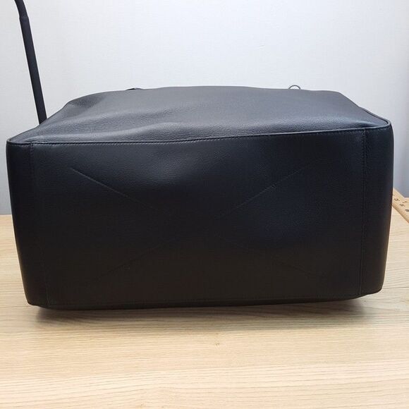 SALVATORE FERRAGAMO Mens Star Black Leather Triple Zip Tote Briefcase $3300 - Picture 14 of 16